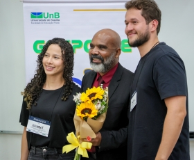 6ª solenidade de Homenagem a Servidores Aposentados da FEF-UnB. 26/06/2026 Foto: Beto Monteiro/GRE Ascom